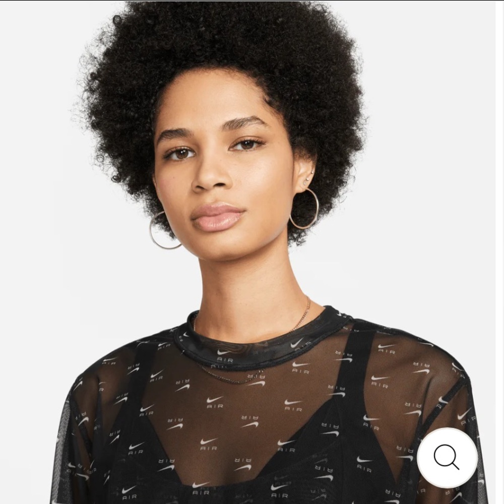 WOMEN'S NIKE AIR MESH SHORT SLEEVE CROP